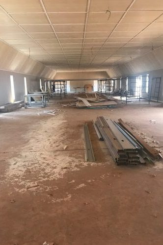 Kayonza church building inside