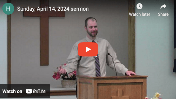 Sunday Sermon April 14,&nbsp;2024