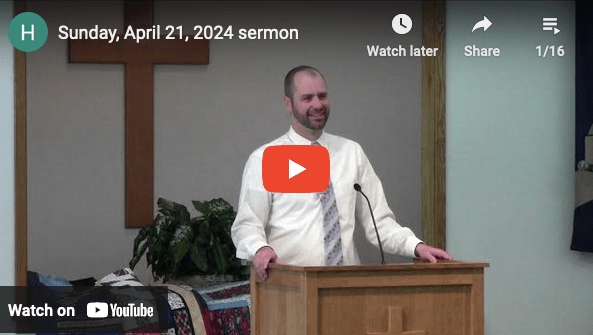 Sunday Sermon April 21,&nbsp;2024