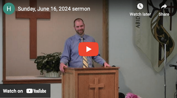 Sunday Sermon June 16,&nbsp;2024